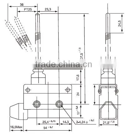 CNTD High Demand Products CZ Type Micro Switches Of Waterproof And Oilproof