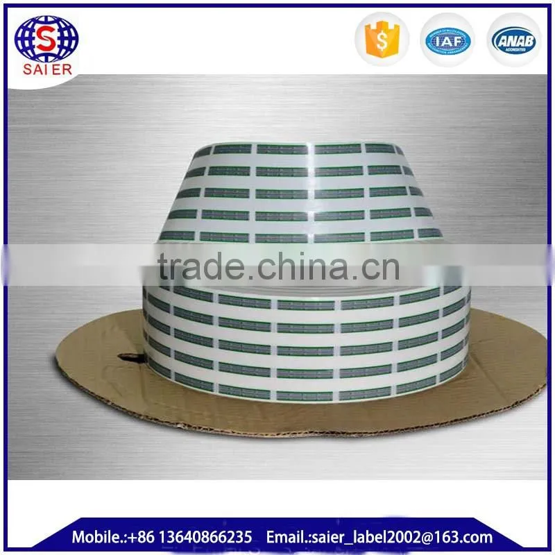 Tamper evident security tape void label