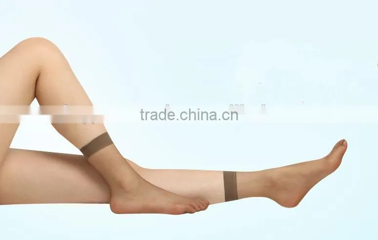 Girls fashion colorful silk Socks for summer