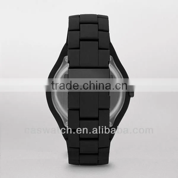 Cool quartz sport watch custom watch stainless steel case back watch
