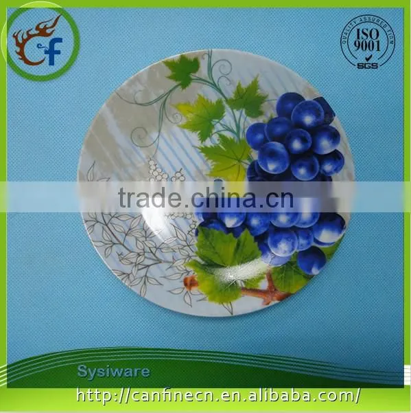 Ceramic porcelain appetizer plates,ceramic microwave dish plate,printable ceramic plates