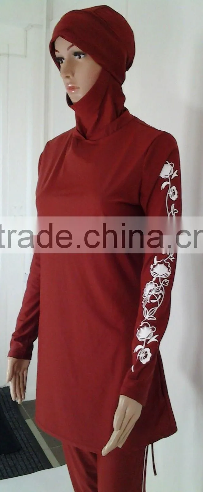 Modesty Muslim Women Swimwear Swimsuit Full Cover Islamic Beachwear