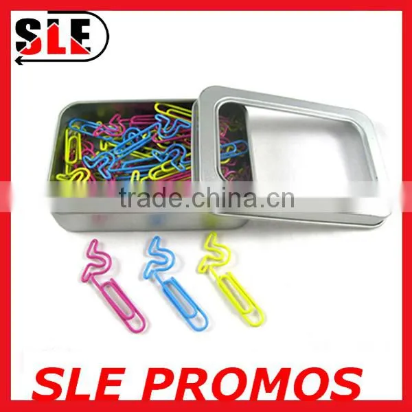2015 novelty metal airplane shaped paper clips