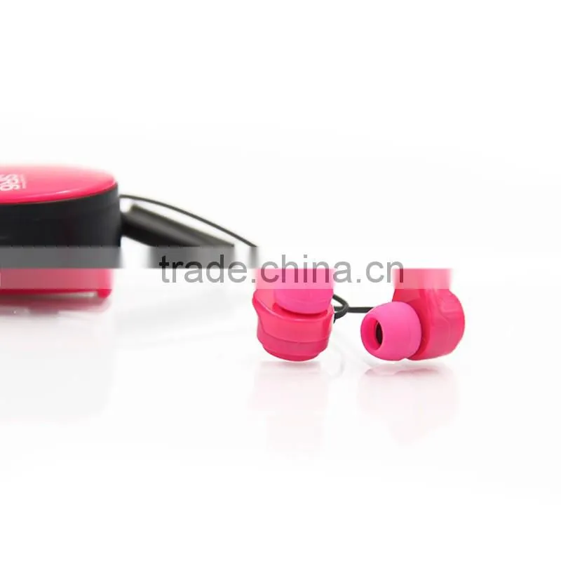 Unique Flexible Retractable SR6 earphone type Highest Benefit For 2016 Newest