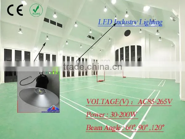3 year warranty 120W/150W for led high bay light, 60/90/120 Degree led high bay lighting