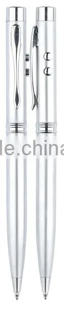 good quality 3 in1 metal ball pen, laser pointer pen, led pen