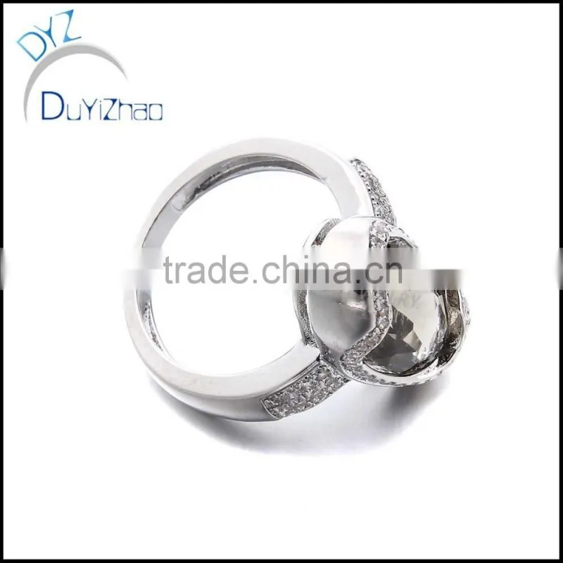 Top quality cubic zircon stone ring jewelry