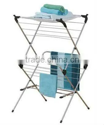 Fashion retractable garment rack with wheel
