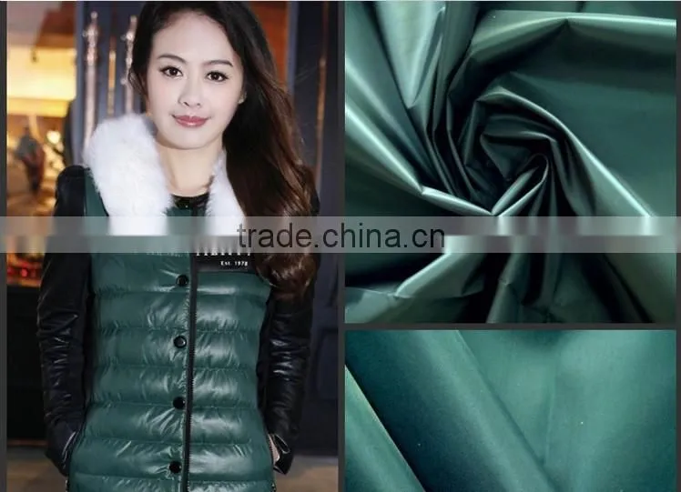 Factory direct wholesales 2013 newly design polyester taffeta waterproof fabric for garment ,lining,jacket and proof coat