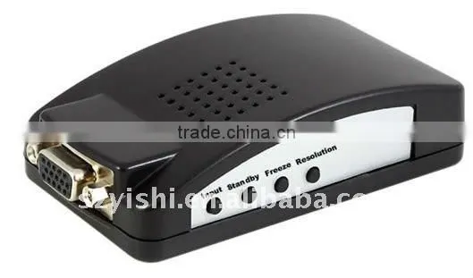 AV to VGA video converter (TV to PC convertor),high resolution: 1920 x 1200