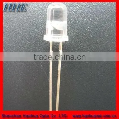 5mm round transparent led 35000mcd 20mA