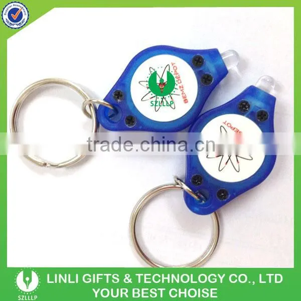 Plastic Led Cheap Custom Keychains