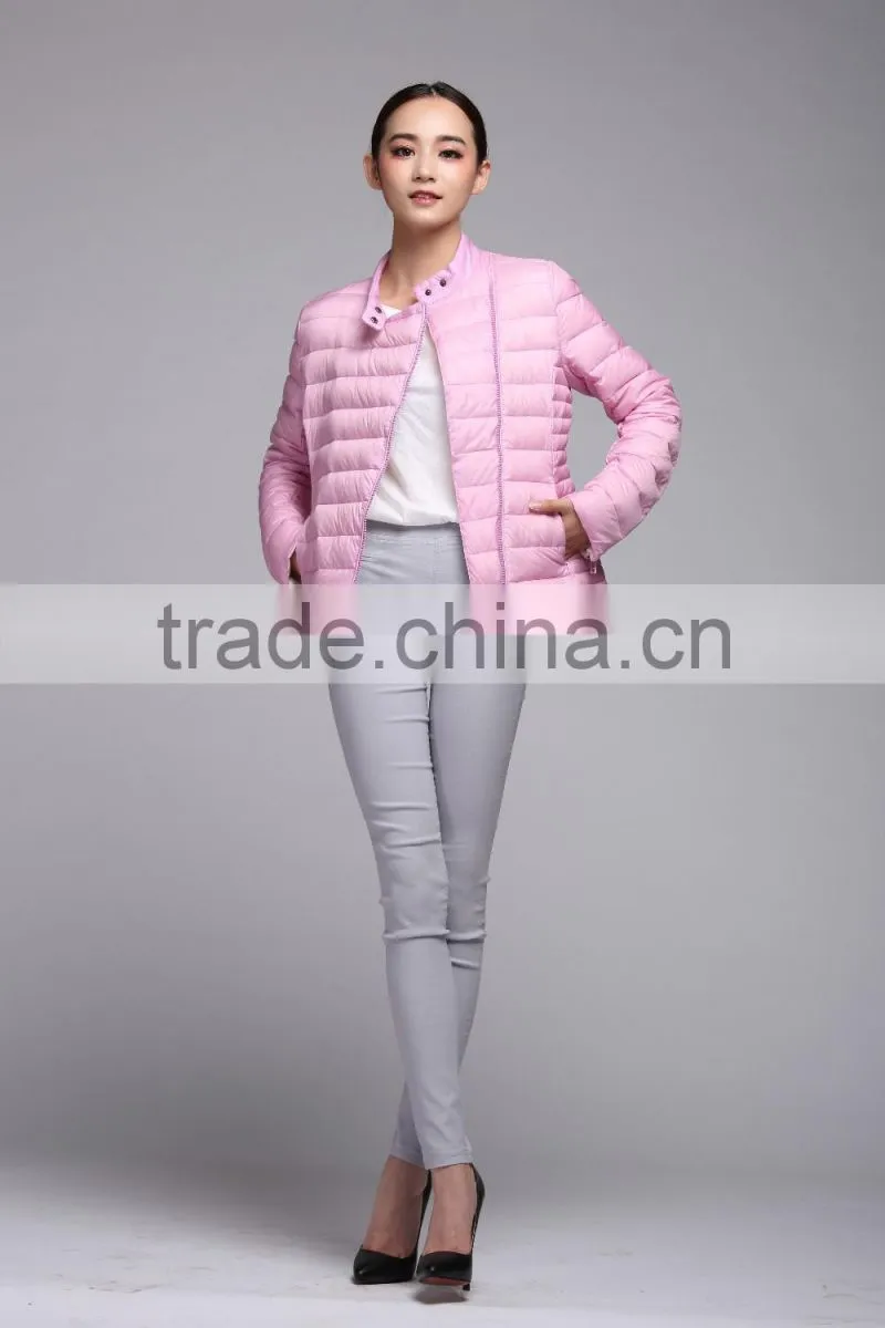 Breathable Goose Down short Coat for Lady