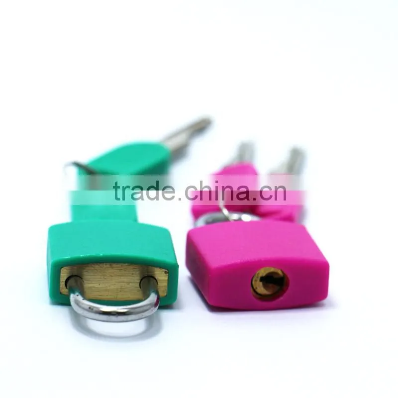 Produce colorful brass case key lock