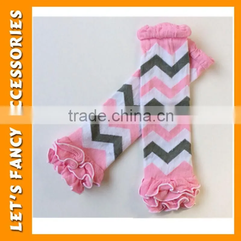 New Arrivals baby boutique wholesale cotton infant toddler Leg Warmers colors ruffle leg warmer in stock PGLW-0024