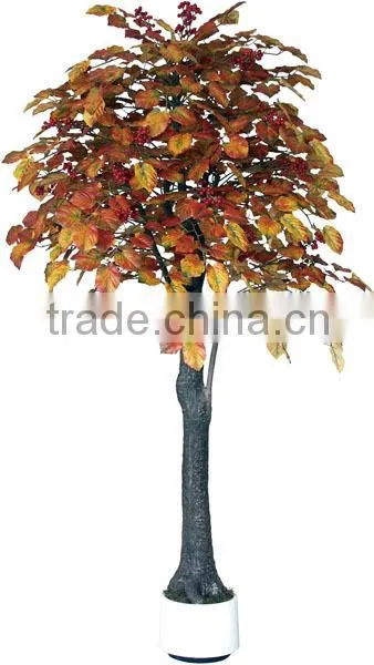 200cm plastic potted bonai tree plants for office decoration