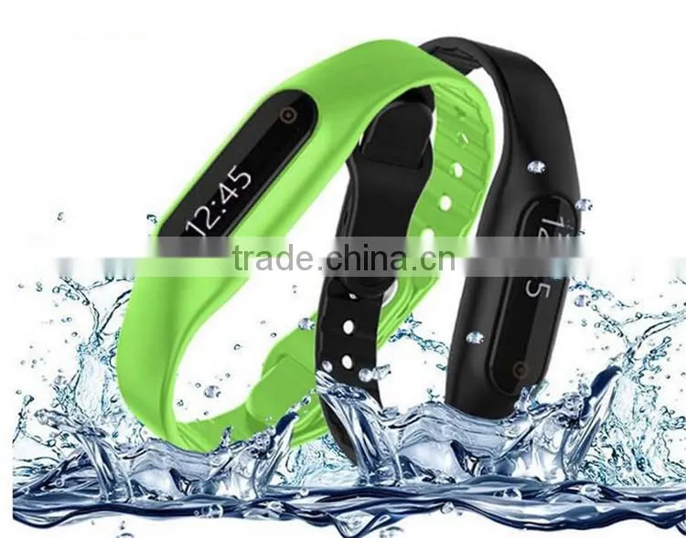 E06 smart bracelet e06 Silicon Wristband/Pedometer Monitoring smart watch for health