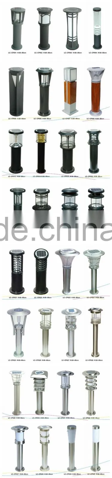 2016 Hot sale and durable solar lawn led bollard path light