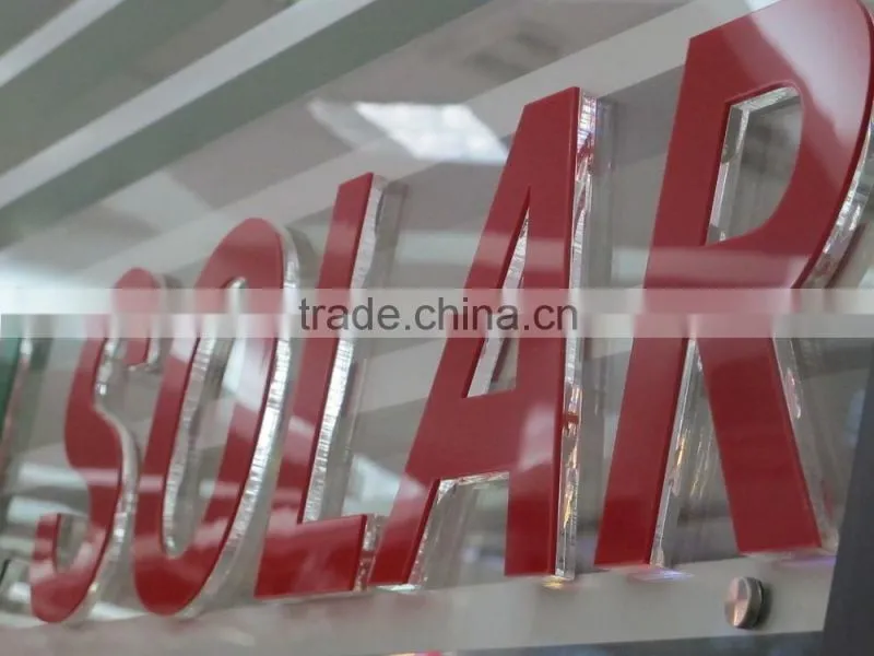 Delicate And Attractive Latest Acrylic Led Crystal Sign
