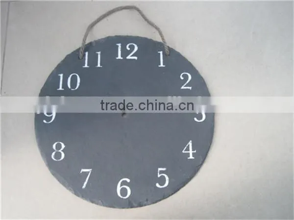 different stone decorative wall clock cover, clock face.