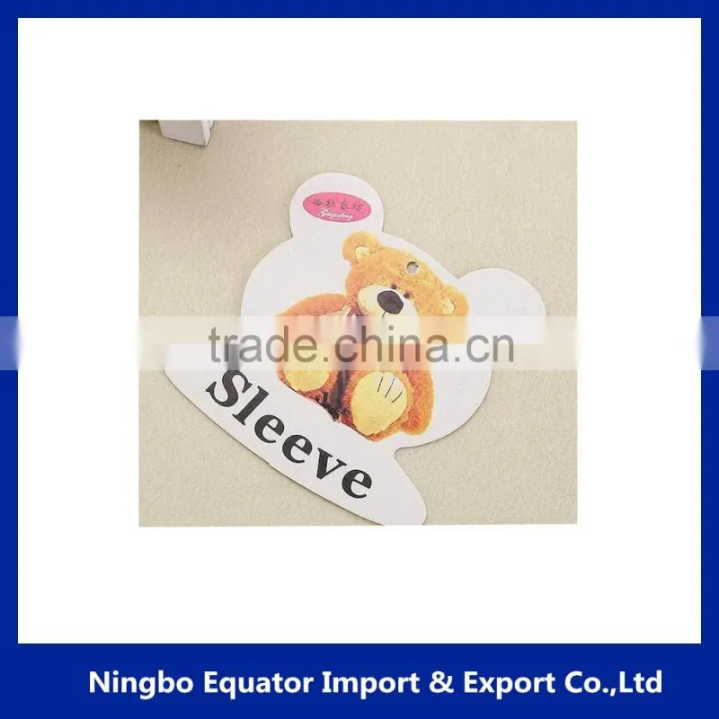 2016 Factory customized paper header cards printing
