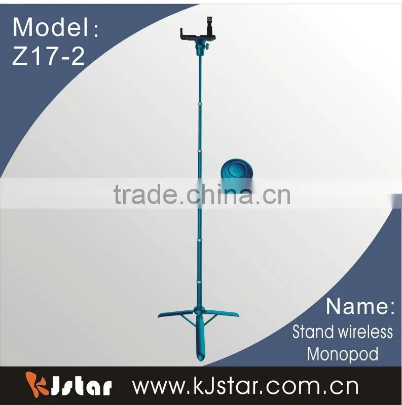 KJstar Z17-2 Stand-Up Wireless Monopod for phone and camera