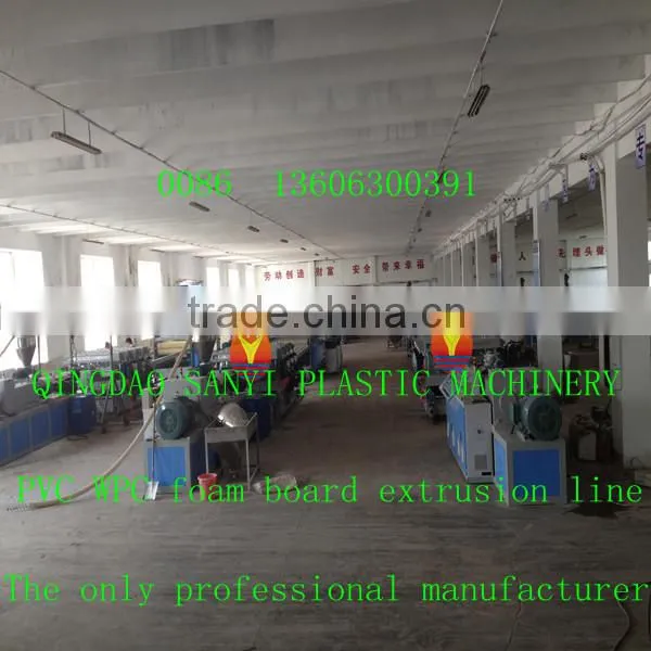 WPC PVC high density foam board making machine