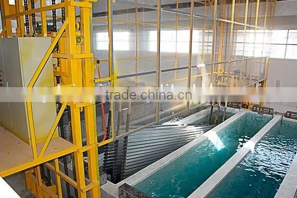 6M length Anodized TOP bottom aluminum sliding door frame
