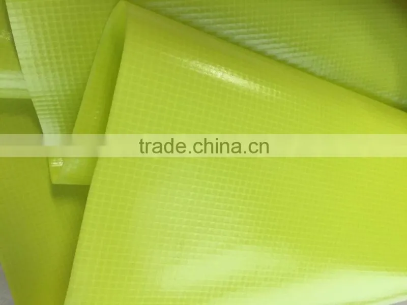 300D TPU coated tarpaulin yellow color