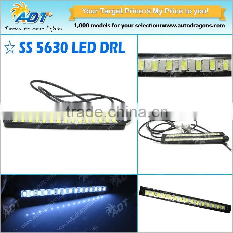 2 x Super White 6LED Car Daytime Running Light DRL Daylight Kit 12V DC Head Lamp