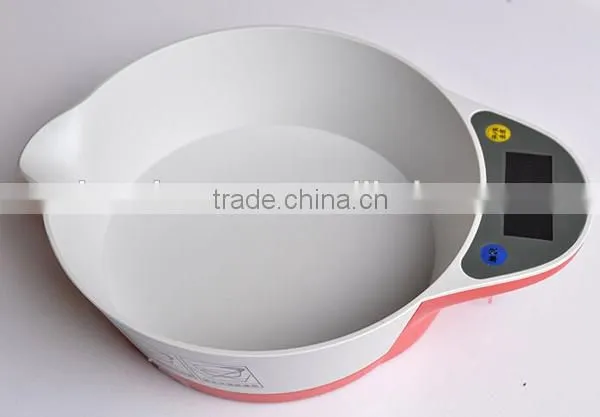 5 kg/1g LCD Digital kitchen tray scales for household