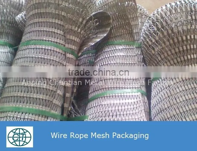 stainless steel wire rope mesh netting for zoo fence