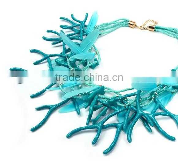 European Style Exaggerate Antlers Handmade Choker Necklace