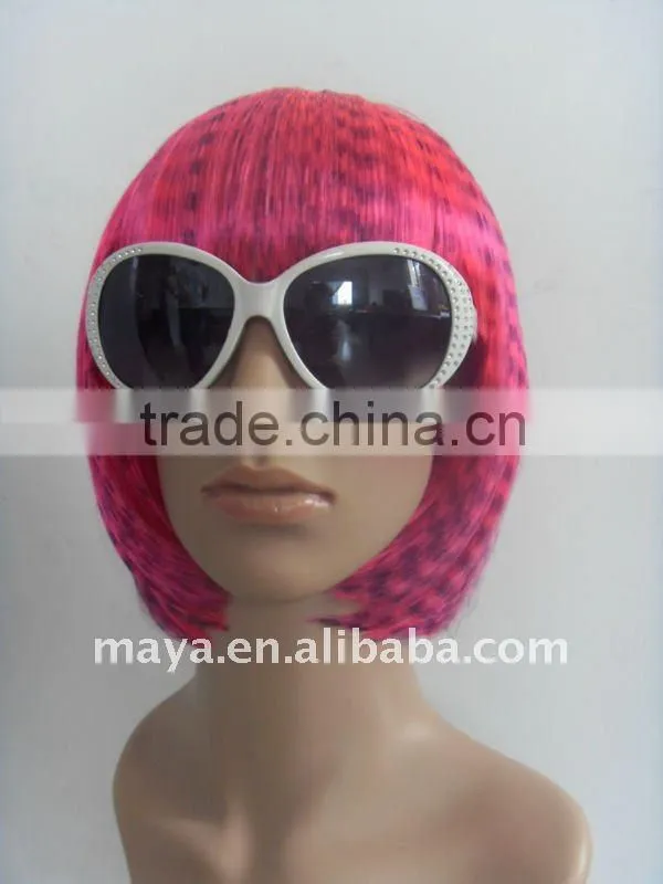 Maya Synthetic Fibre Colourful Wigs