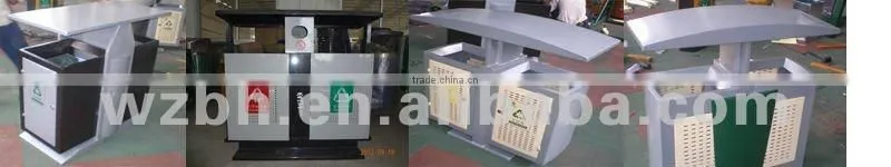 Street Stainless Steel Bin BH20509
