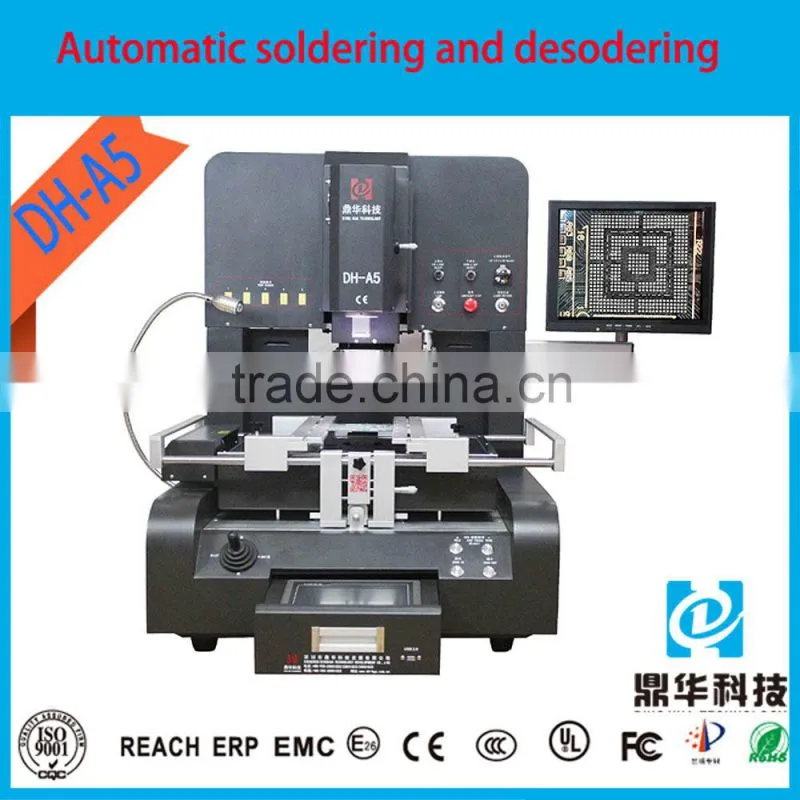 Dinghua auto bga machine all in one soldering iron rework tv / bl motherboard in johannesburg DH-A5
