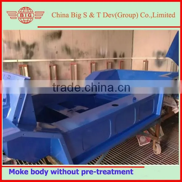 original blue painting mini moke body shell for sale