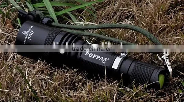 F17 XM-L T6 led Flashlight Torches for 18650 rechargeable battery flashlights and torches