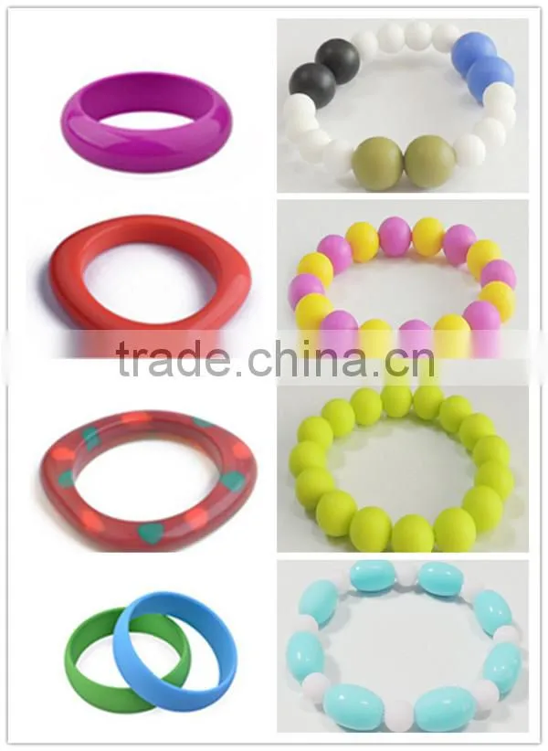 Fashion girls bracelet silicone bracelet bangle