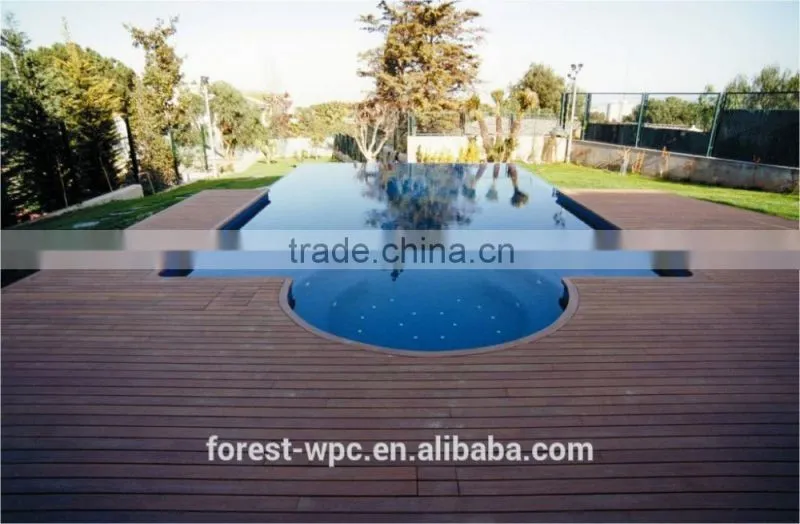 swimming pool deck floor outdoor best formula Frstech high performance faux wood floor