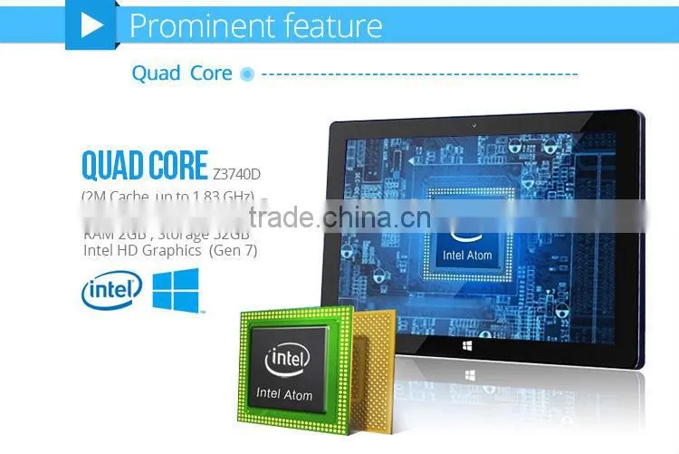Windows8.1 Quad-core 1.83GHZ tablet pc 10.1 inch tablet ips screen support 64 GB SD card slot
