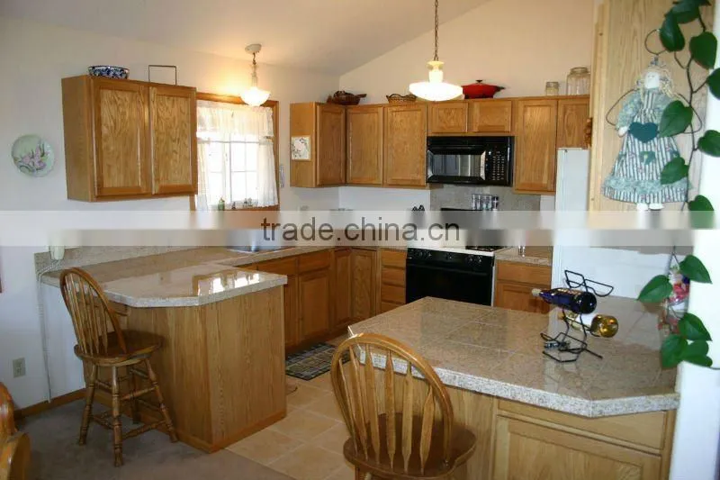 Tan brown Kitchen Granite Countertops