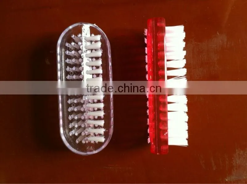 Plastic double side nail brush