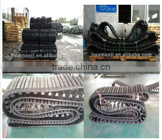 rubber crawler track, rubber track, rubber track undercarriage