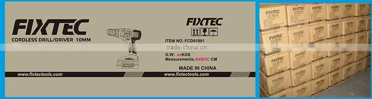 FIXTEC China Power Tool 10mm 18V NI-CD Cordless Drill