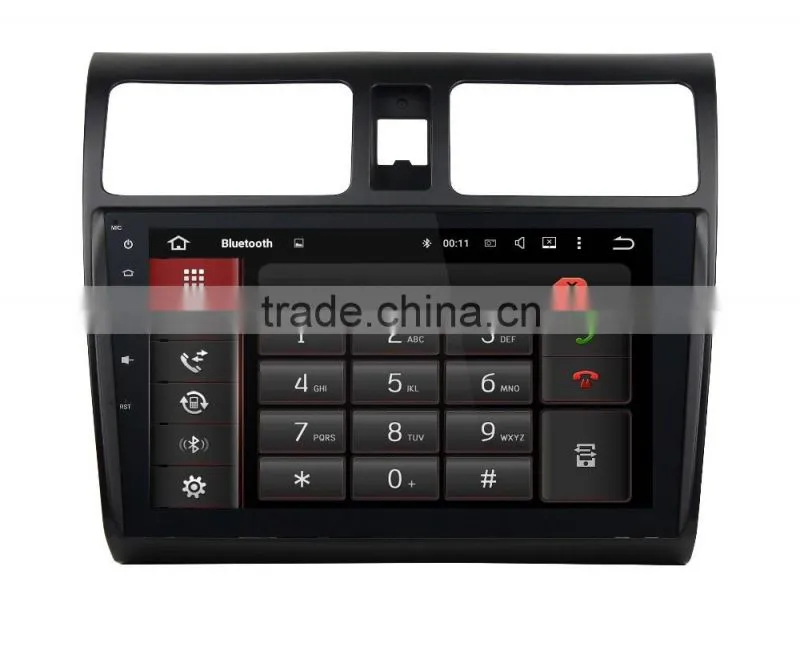 Support original car rear camera and amplifier and USB android 5.1.1 car stereo system for 10.1" SWIFT
