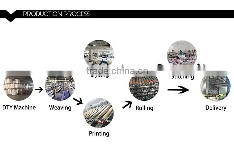 Comfortable 100% polyester textile fabric for home textile