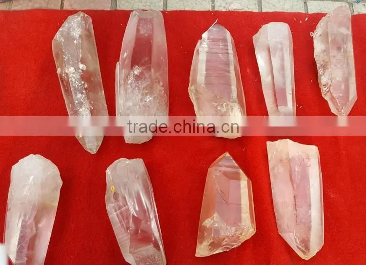 95% Clear Big Natural Rough Crystal Wand Obelisk