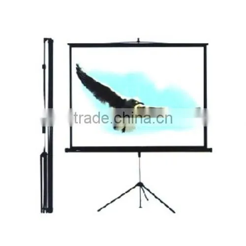Tripod projection/projector screen, tripod portable projection screen from factory