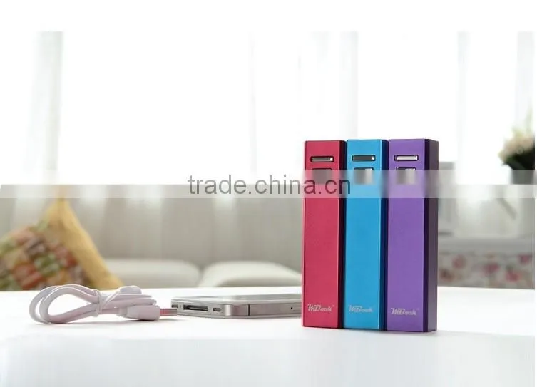 2016 Aluminum alloy 2600 mah portable power bank, 2600 mah latest design power bank